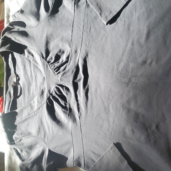 Athleta Neck Long Sleeve Black Midi Sz. M Dress - Picture 6 of 9